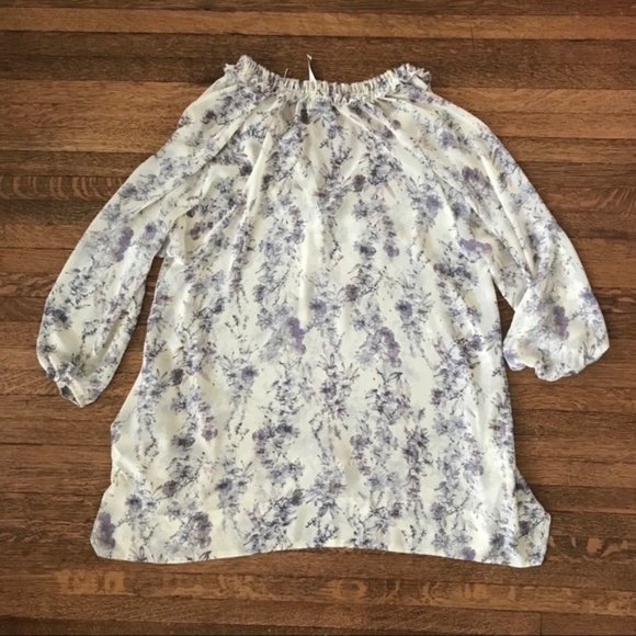 LC Laurel Conrad Chiffon Tunic - Picture 3 of 8